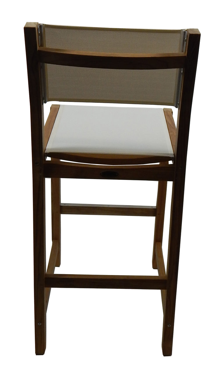 Load image into Gallery viewer, Dunes Bar Chair w/ White Durasling Fabric (Part #60070)

