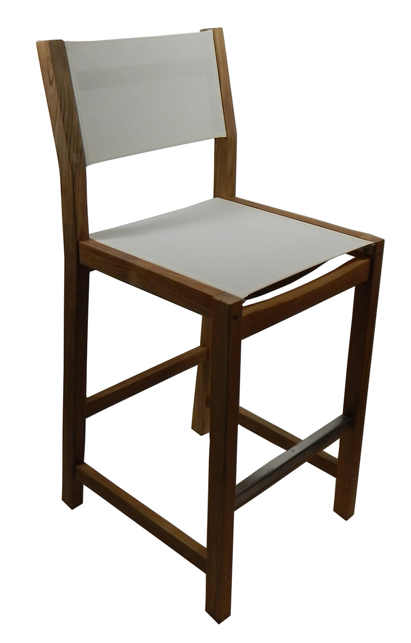 Load image into Gallery viewer, Dunes Bar Chair w/ White Durasling Fabric (Part #60070)
