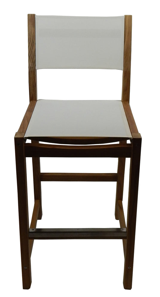 Dunes Bar Chair w/ White Durasling Fabric (Part #60070)
