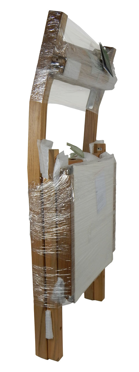 Load image into Gallery viewer, Dunes Bar Chair w/ White Durasling Fabric (Part #60070)