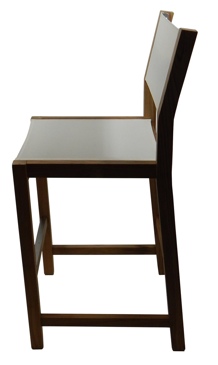 Load image into Gallery viewer, Dunes Bar Chair w/ White Durasling Fabric (Part #60070)