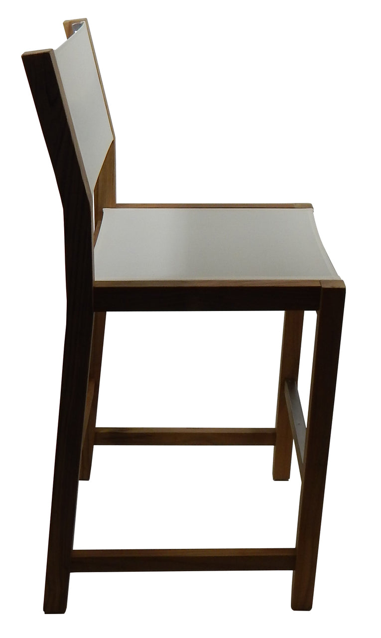 Load image into Gallery viewer, Dunes Bar Chair w/ White Durasling Fabric (Part #60070)