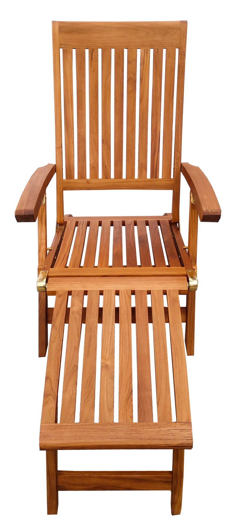 Load image into Gallery viewer, Oceanic Folding 4-Position Euro Steamer Lounge, Oiled Finish