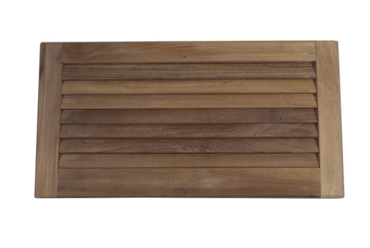 Teak Louvered Insert 9-3/8