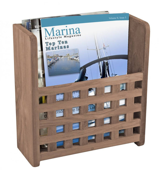 SeaTeak Magazine Rack Grate Front (Part #62502)