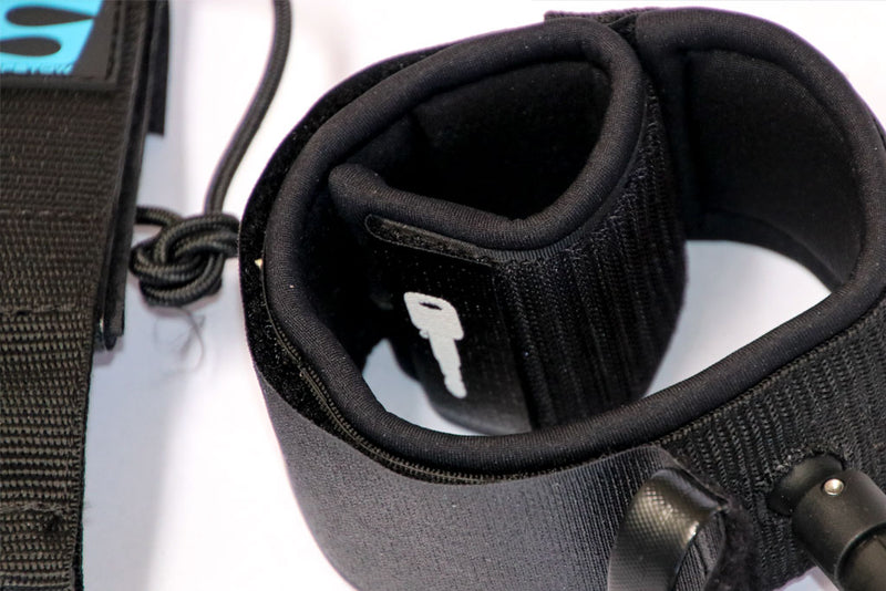 Load image into Gallery viewer, SUP Leashes, Available in ankle or calf, straight or coiled; 10' long