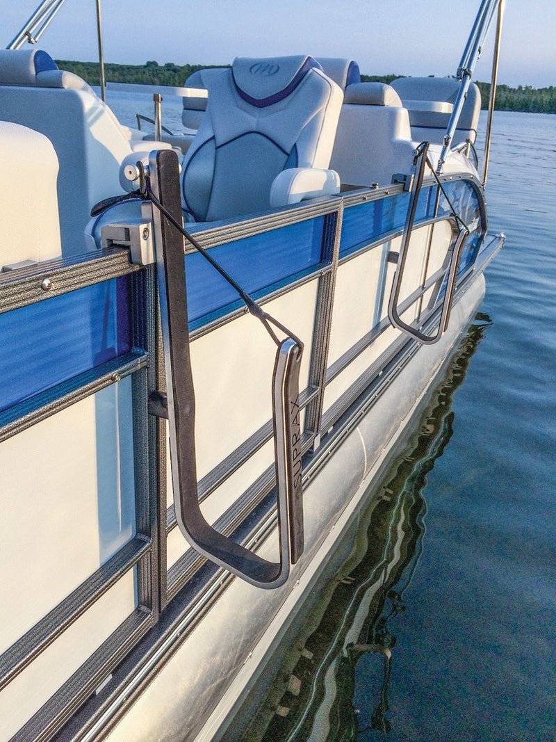 Load image into Gallery viewer, Surfstow SUPRAX Single Board Storage System for Pontoon Mount