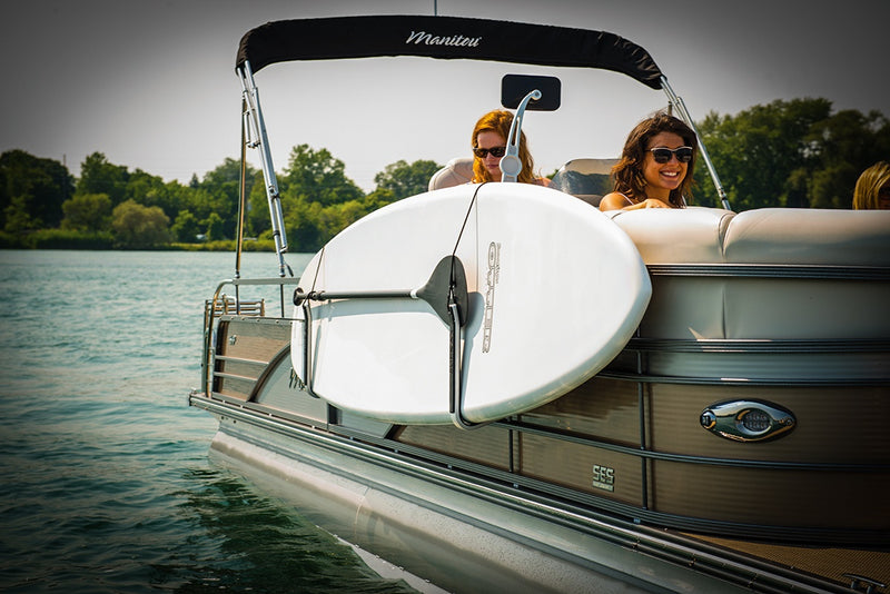 Load image into Gallery viewer, Surfstow SUPRAX Single Board Storage System for Pontoon Mount