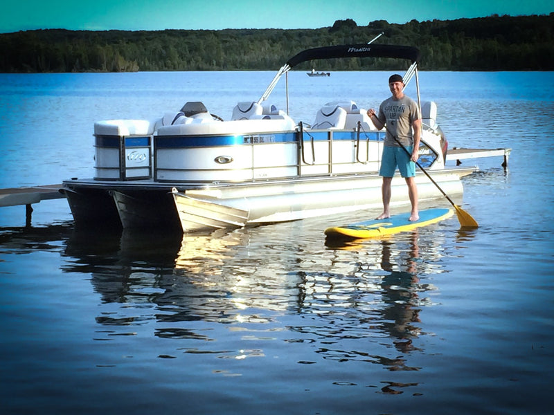 Load image into Gallery viewer, Surfstow SUPRAX Single Board Storage System for Pontoon Mount
