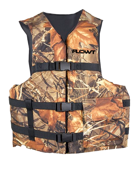 Flowt Fishing Angler Vests - Type III, USCG Approved - available in Universal or Oversize