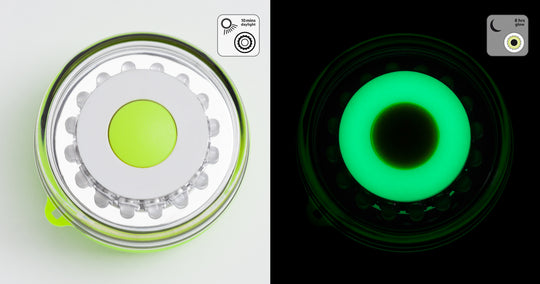 Navilight All-White, 5 mode 360° Rescue 2NM w/Green Magnet base  010-1