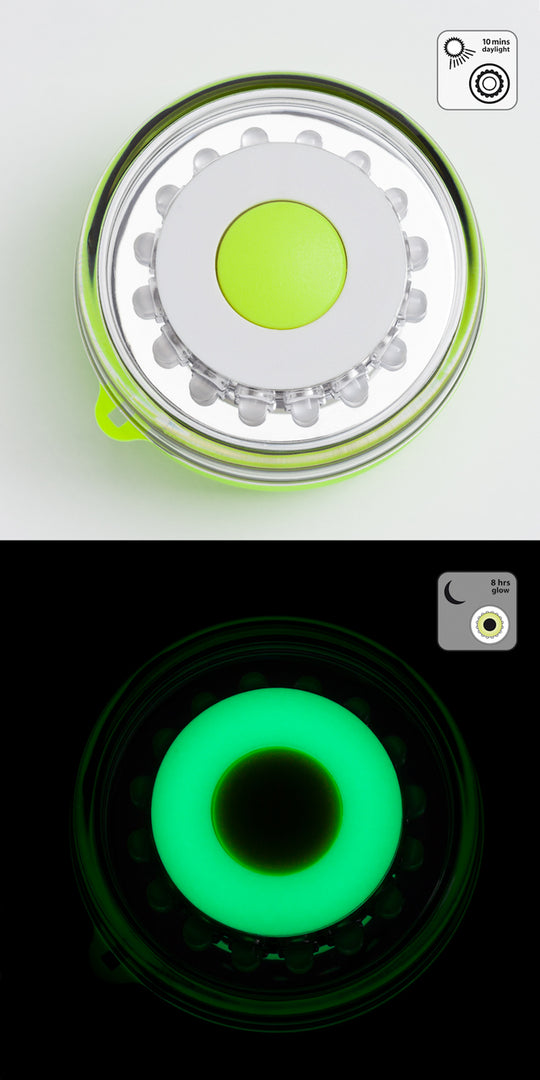 Navilight All-White, 5 mode 360° Rescue 2NM w/Green Magnet base  010-1