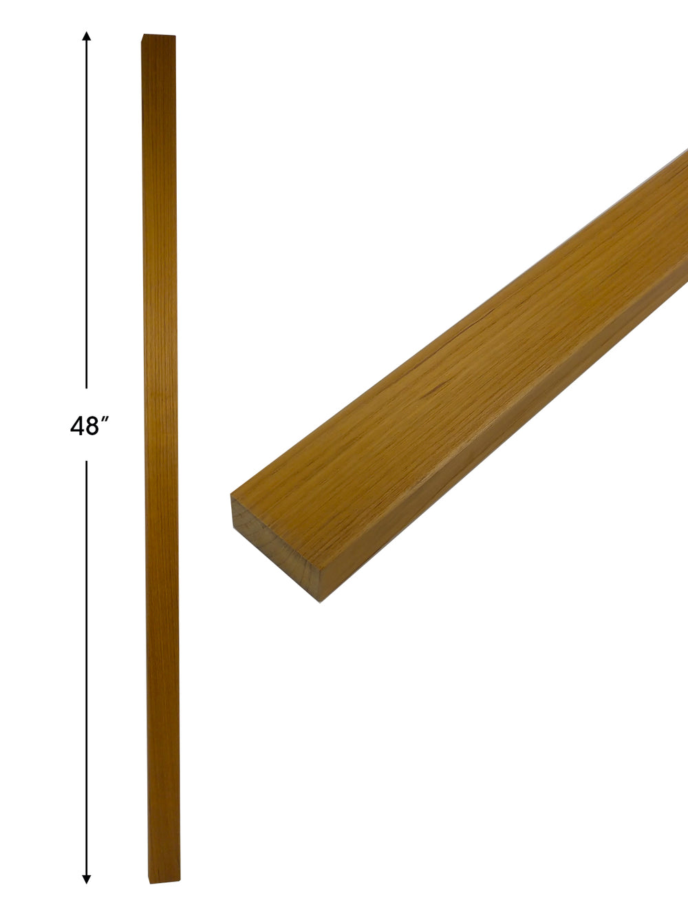 Louvered Door Top or Bottom Stile - Build Your Own Louvered Door (Part #60881)