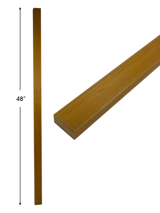 Louvered Door Top or Bottom Stile - Build Your Own Louvered Door (Part #60881)