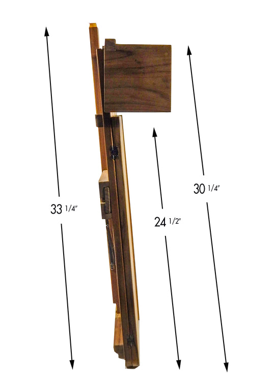 Teak Cockpit Table with folding leaves and drink holder (Part #60392)