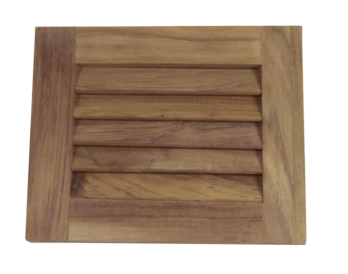 Teak Louvered Insert 7-1/2