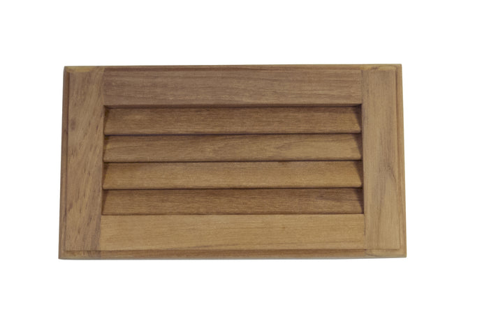 Teak Louvered Insert 6-3/8