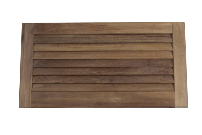 Teak Louvered Insert 9-3/8