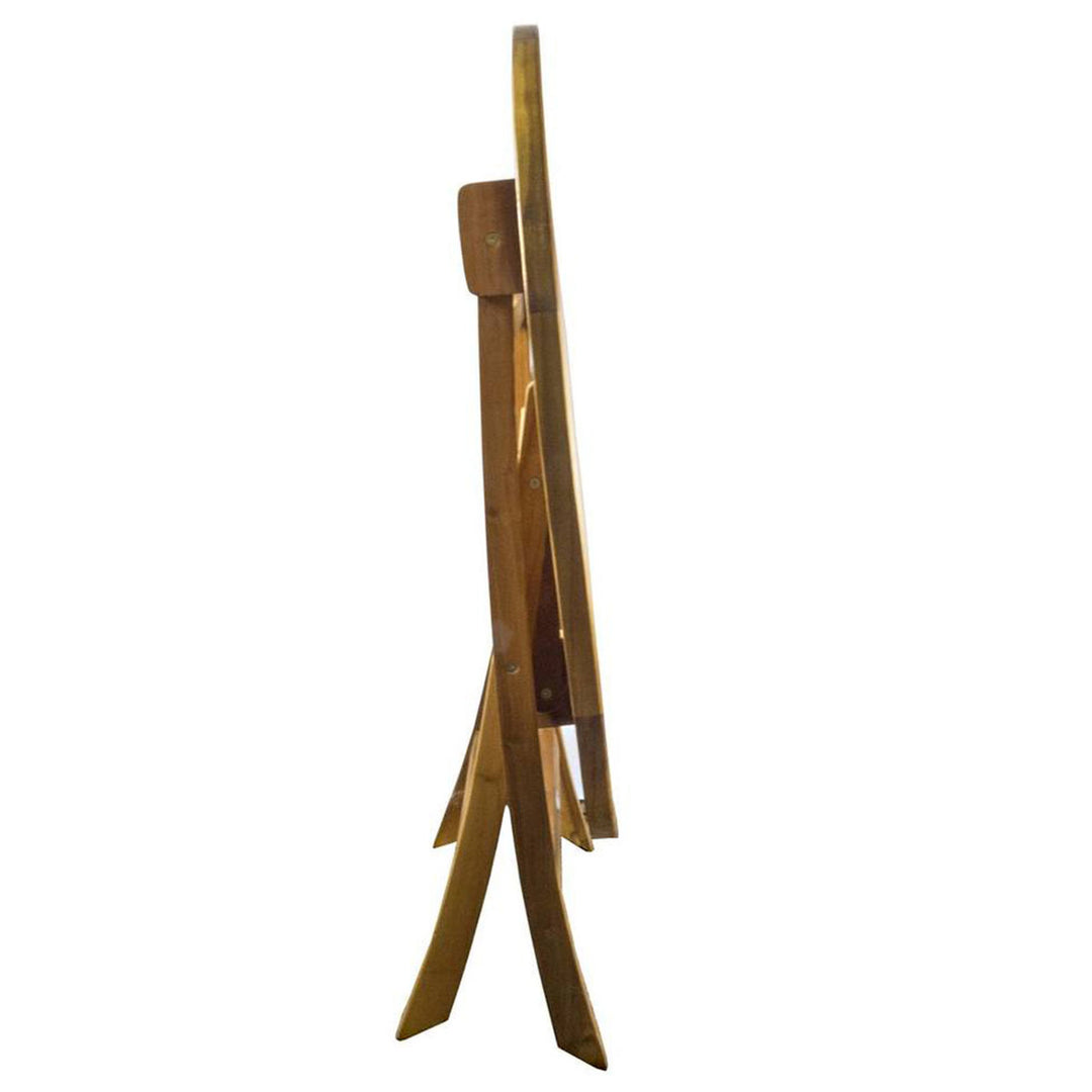 Teak Gatsby Parabola Folding Table (Part #50057)