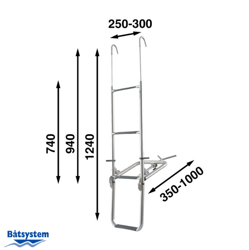 Load image into Gallery viewer, Batsystem ST125AL - Aluminum Bow Ladder
